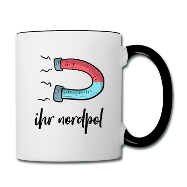 Partnerlook Tasse - Ihr Nordpol | Magnet | Partnerlook | schwarz