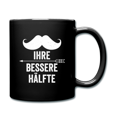 Partnerlook Tasse - Bessere Hälfte | Bart | Partnerlook