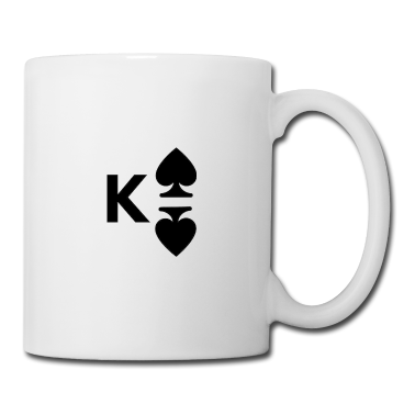 Partnerlook Tasse - König Pik Partnerlook Style