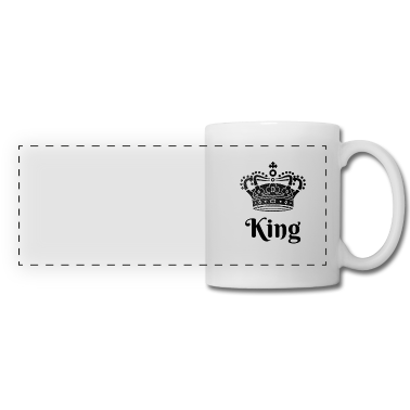 Partnerlook Tasse - King Queen Partnerlook