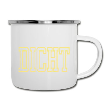 Partnerlook Emaille Tasse - Partnerlook - DICHT