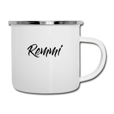 Partnerlook Emaille Tasse - remmi partnerlook