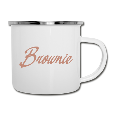 Partnerlook Emaille Tasse - Partnerlook - Brownie