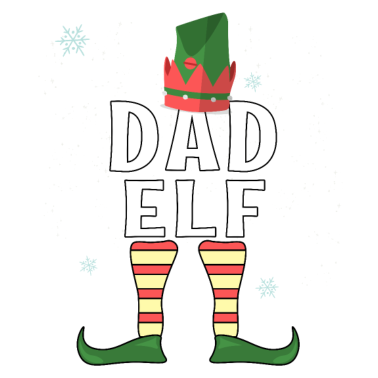 Motiv Vater Elf Squad Weihnachts Geschenk Kostüm