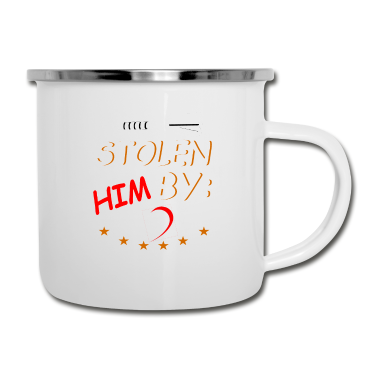 Partnerlook Emaille Tasse - Partnerlook! Gestohlen von ihm!