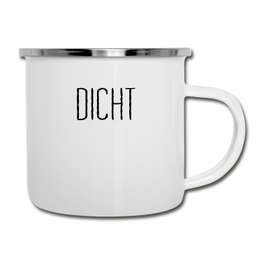 Partnerlook Emaille Tasse - Partnerlook Hacke Dicht.