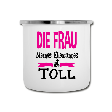 Partnerlook Emaille Tasse - Romantik Valentinstag Statement Partnerlook