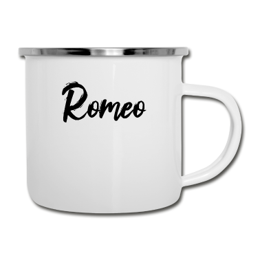Partnerlook Emaille Tasse - Romeo Partnerlook Romeo und Julia