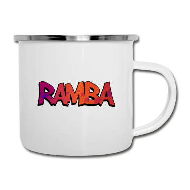 Partnerlook Emaille Tasse - Ramba Zamba Partnerlook