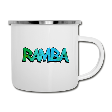 Partnerlook Emaille Tasse - Ramba Zamba Partnerlook