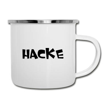 Partnerlook Emaille Tasse - Hacke Dicht Partnerlook