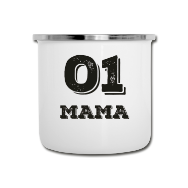 Partnerlook Emaille Tasse - 01 Mama Partnerlook Partnershirt