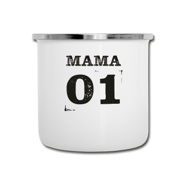 Partnerlook Emaille Tasse - Mama 01 Partnerlook Partnershirt