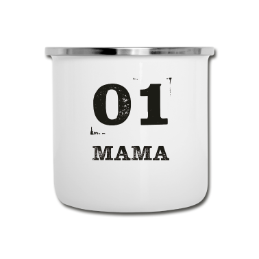 Partnerlook Emaille Tasse - 01 Mama Partnerlook Partnershirt