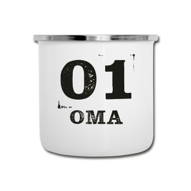 Partnerlook Emaille Tasse - 01 Oma Partnerlook Partnershirt