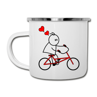 Partnerlook Emaille Tasse - Partnerlook für Ihn, Liebesgeschichte, Boy