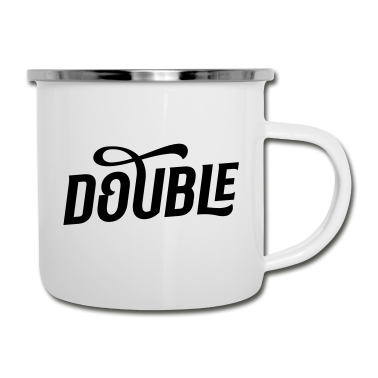 Partnerlook Emaille Tasse - Double Trouble No1 Partnerlook