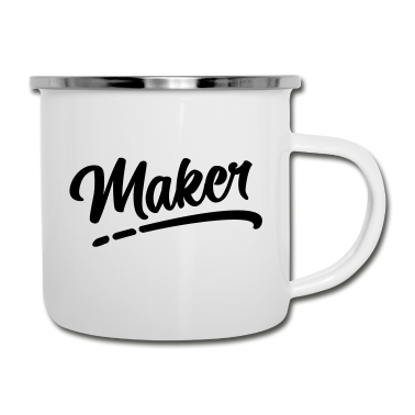 Partnerlook Emaille Tasse - Trouble Maker No2 Partnerlook