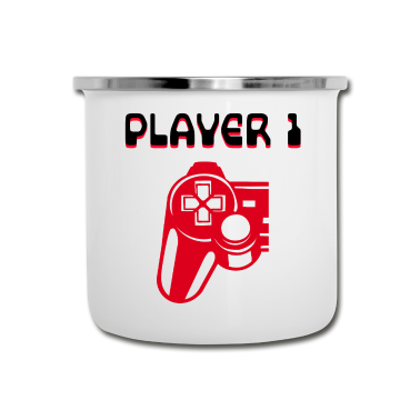 Partnerlook Emaille Tasse - Partnerlook Controller Zocker Games Videospiele