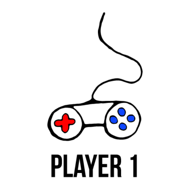 Motiv Player 1 Controller - Partnerlook, Geschenkidee