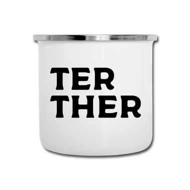 Partnerlook Emaille Tasse - Better Together No2 Partnerlook