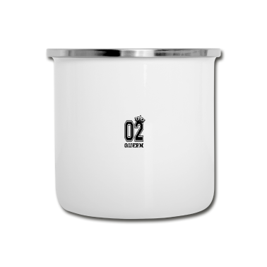 Partnerlook Emaille Tasse - Queen Krone Partnerlook Female Frau