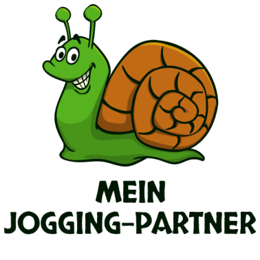 Motiv Partnerlook Schneckentempo Langsam Joggen Läufer