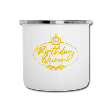Partnerlook Emaille Tasse - Geburtstag Prinzessin Spruch Lustig Partnerlook