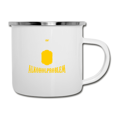 Partnerlook Emaille Tasse - Partnerlook - Wir haben kein Alkoholproblem