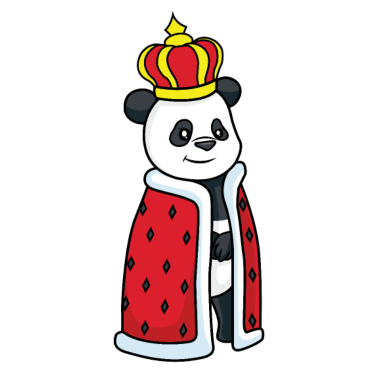 Motiv Panda König - Paare, Partnerlook - Männlich