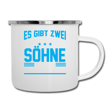Partnerlook Emaille Tasse - Sohn Partnerlook