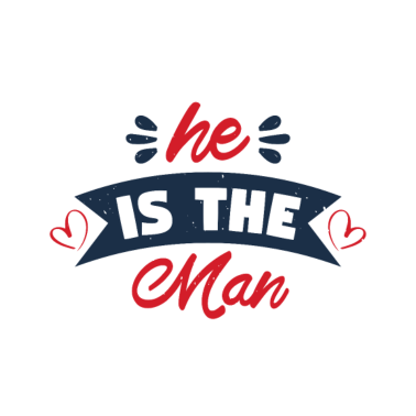 Motiv He is the man - Partnerlook