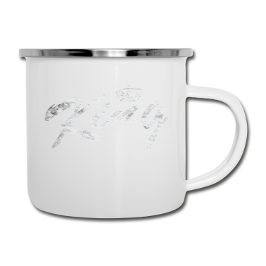Partnerlook Emaille Tasse - King Partnerlook King & Queen Geschenk
