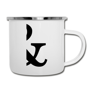 Partnerlook Emaille Tasse - Ampersand Et-Zeichen Partnerlook Partnerschaft
