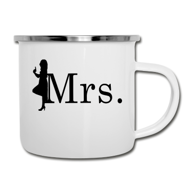 Partnerlook Emaille Tasse - Mr. & Mrs. Partnerlook Agentin (Part 1)