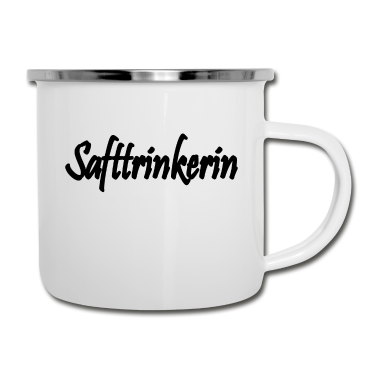 Partnerlook Emaille Tasse - Safttrinkerin Partnerlook Spruch Cool Witzig