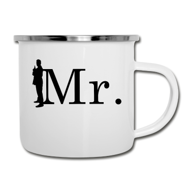 Partnerlook Emaille Tasse - Mr. & Mrs. Partnerlook Agentin (Part 2)