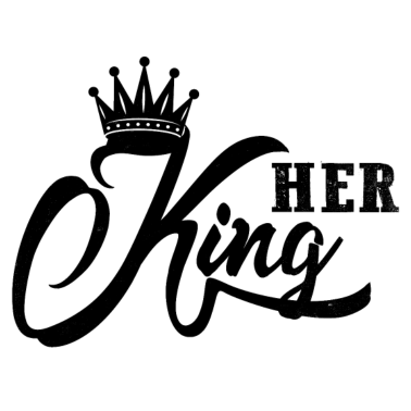 Motiv Her King Pärchen Paar Partnerlook