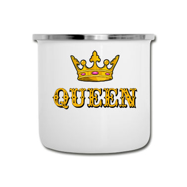 Partnerlook Emaille Tasse - Partnerlook | König Königin Partner Pärchen Liebe