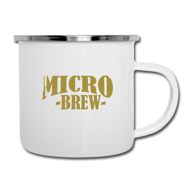 Partnerlook Emaille Tasse - Micor Brew Vater und Sohn Partnerlook Bierbrauer