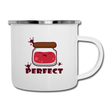 Partnerlook Emaille Tasse - Perfect Marmelade Partnerlook