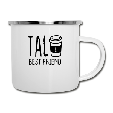 Partnerlook Emaille Tasse - Freund Groß Kaffee Partnerlook Beste Freundin