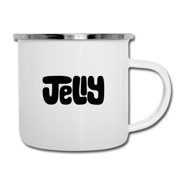 Partnerlook Emaille Tasse - Peanut Butter Jelly No2 Partnerlook