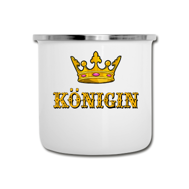 Partnerlook Emaille Tasse - Partnerlook | König Königin Partner Pärchen Liebe
