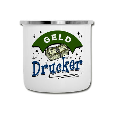 Partnerlook Emaille Tasse - Partnerlook | Geld Partner Paar Pärchen Lustig