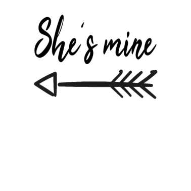 Motiv She's Mine Lesbisch Lesbian Partnerlook 1