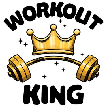 Motiv Partnerlook Workout König Fitnessstudio Hantel Gym