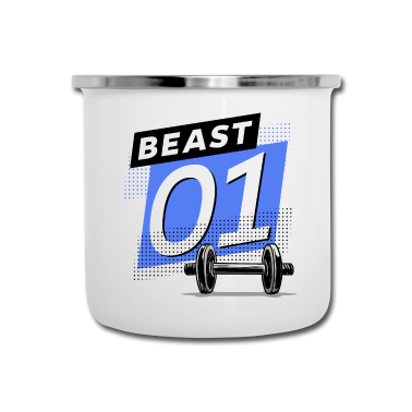 Partnerlook Emaille Tasse - Partnerlook | Schöne Biest Pärchen Liebe Verliebt