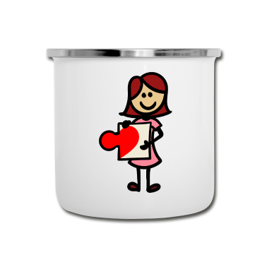 Partnerlook Emaille Tasse - Partnerlook | Junge Mädchen Liebe Verliebt Pärchen