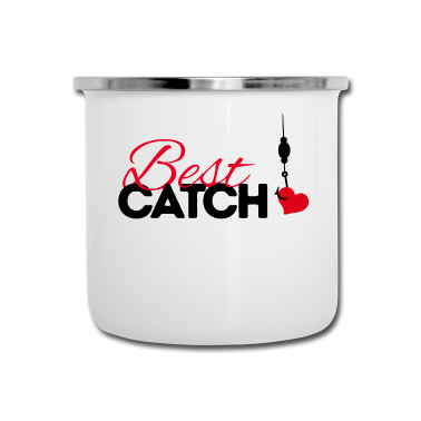 Partnerlook Emaille Tasse - Partnerlook | Bester Fang Liebespaar Liebe Paare